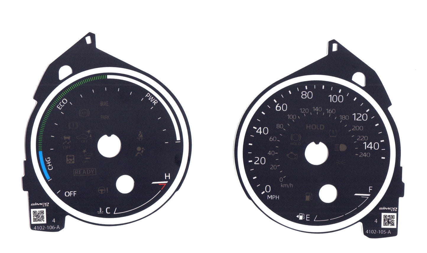 Toyota Sienna Hybrid (2021) Speedo & Fuel Gauge & Tach & Temp Gauge 4102-701