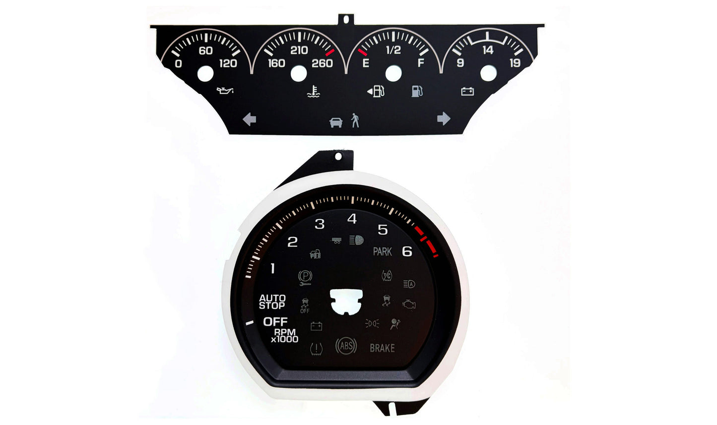 Chevy Silverado, Tahoe, Suburban (2019+) Tach & Top Gauge 4129-701