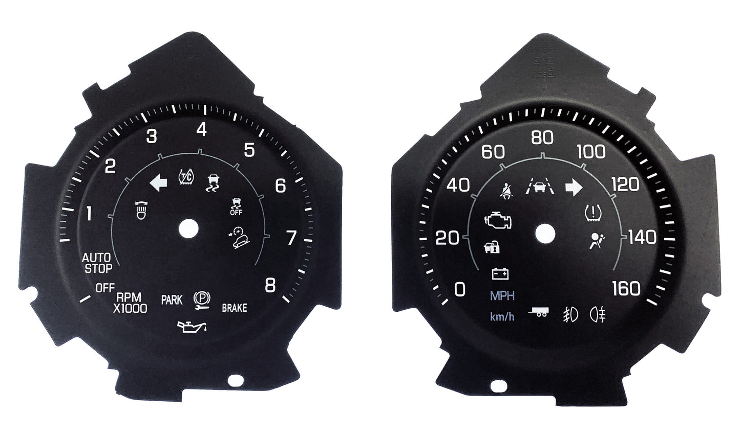 Chevy Equinox, Traverse, Blazer, Acadia, & Terrain (2018+) Speedo & Tach 4136-701