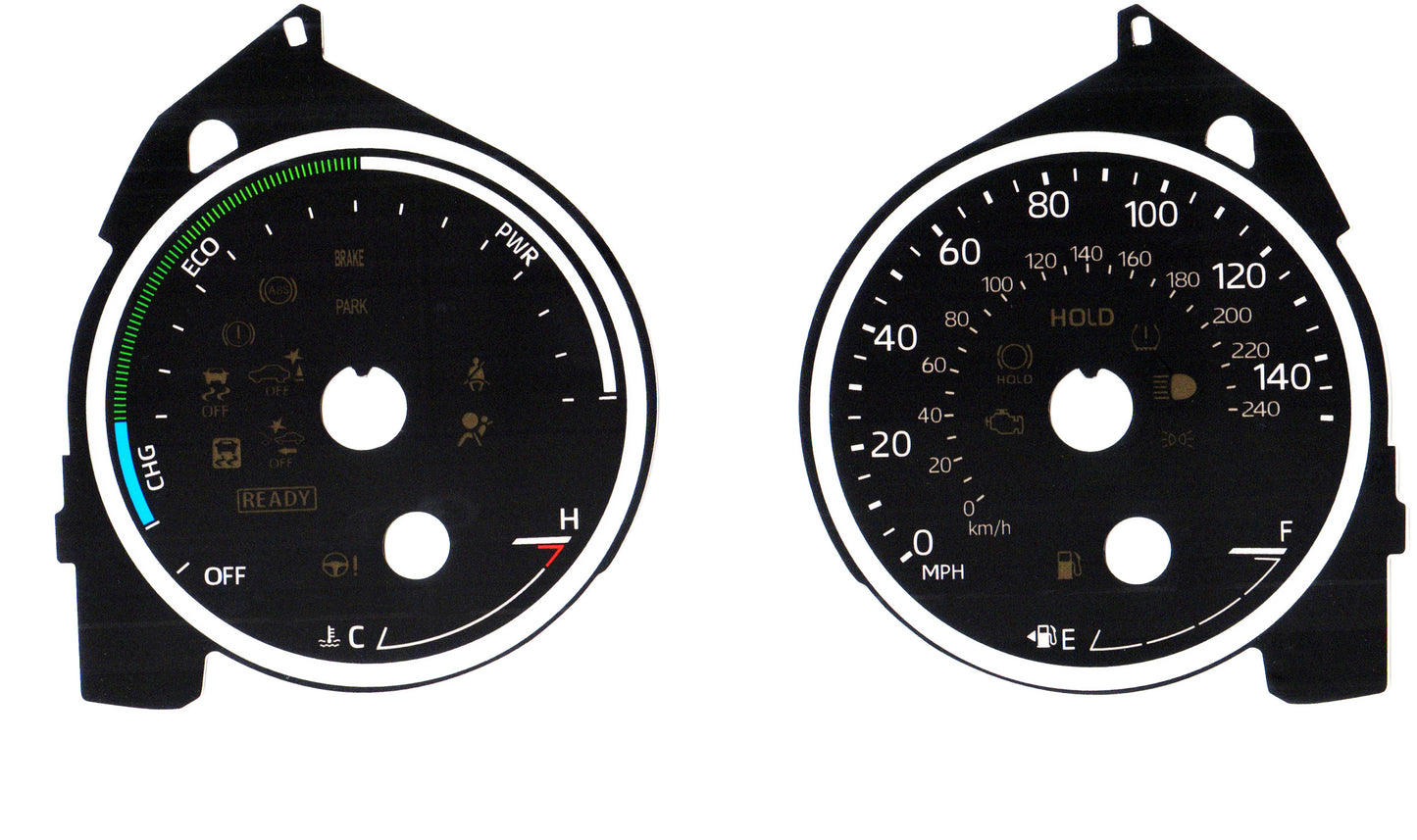 Toyota Sienna Hybrid (2021) Speedo & Fuel Gauge & Tach & Temp Gauge   4102-701
