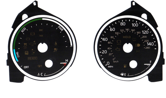 Toyota Sienna Hybrid (2021) Speedo & Fuel Gauge & Tach & Temp Gauge   4102-701