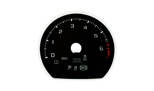 GM Trucks  (2019+) Lg Display, Gas, Circle, No Auto Stop Tach  4129-112