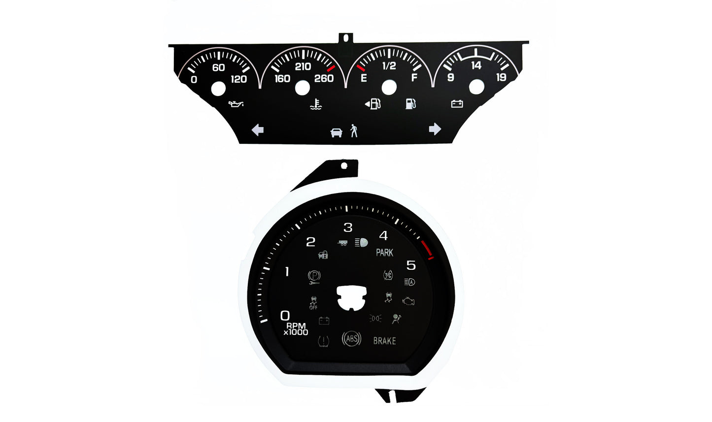 Chevy Silverado Diesel (2019+) Tach & Top Gauge  4129-706