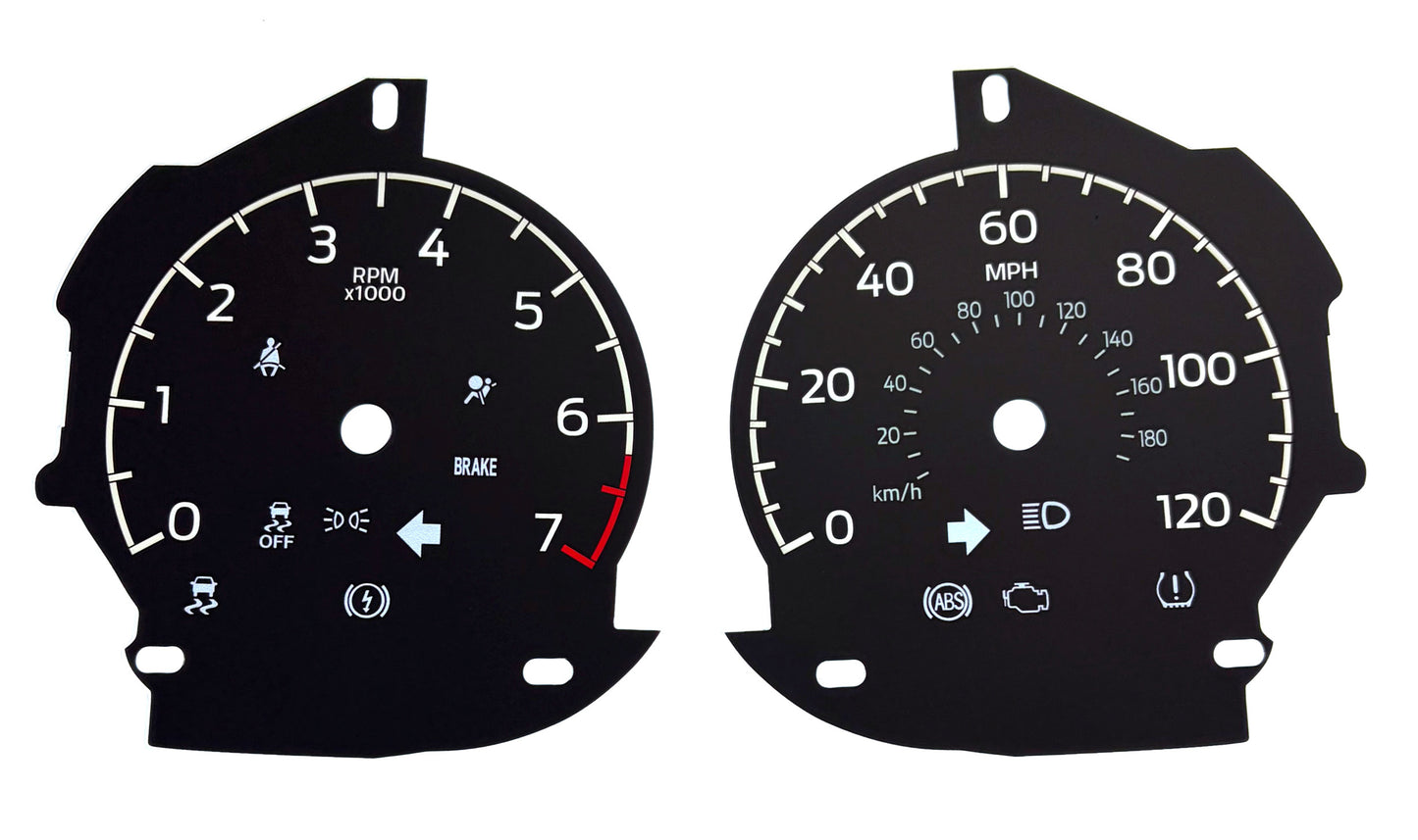 Ford F-150 (2021) Speedo & Tach 7 RPM 4133-701