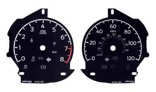 Ford F150 (2021) Speedo & 8 Tach with Small Display  4133-702