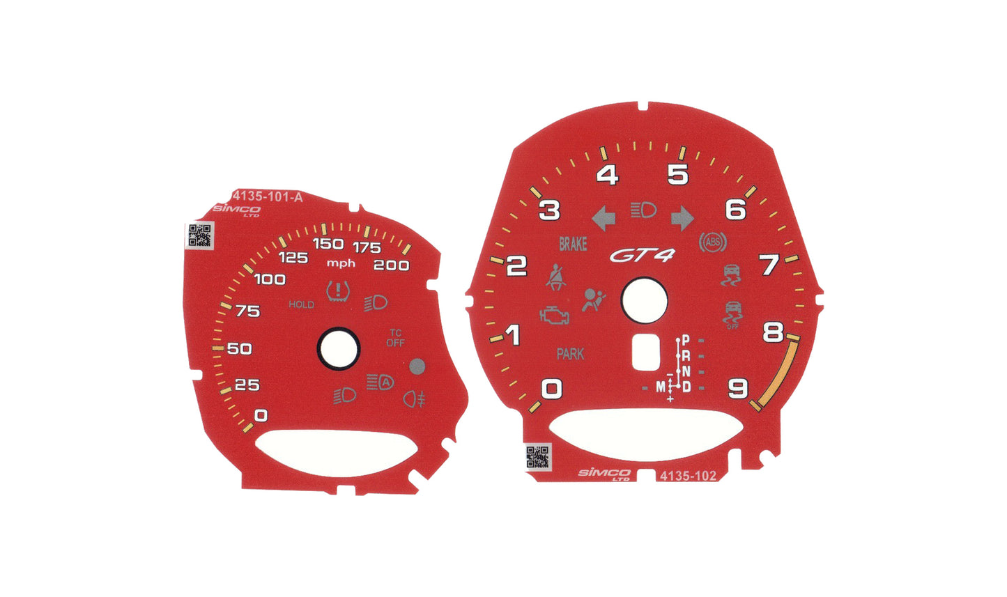 Porsche 718 Cayman (2021-22) Speedo  & Tach  4135-701