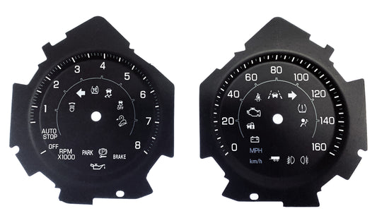 Chevy Equinox, Traverse, Blazer, Acadia, & Terrain (2018+) Speedo & Tach 4136-701